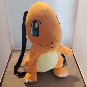 Nintendo Poke'mon Charmander Plush Backpack 14" Inches Adjustable Straps 2016